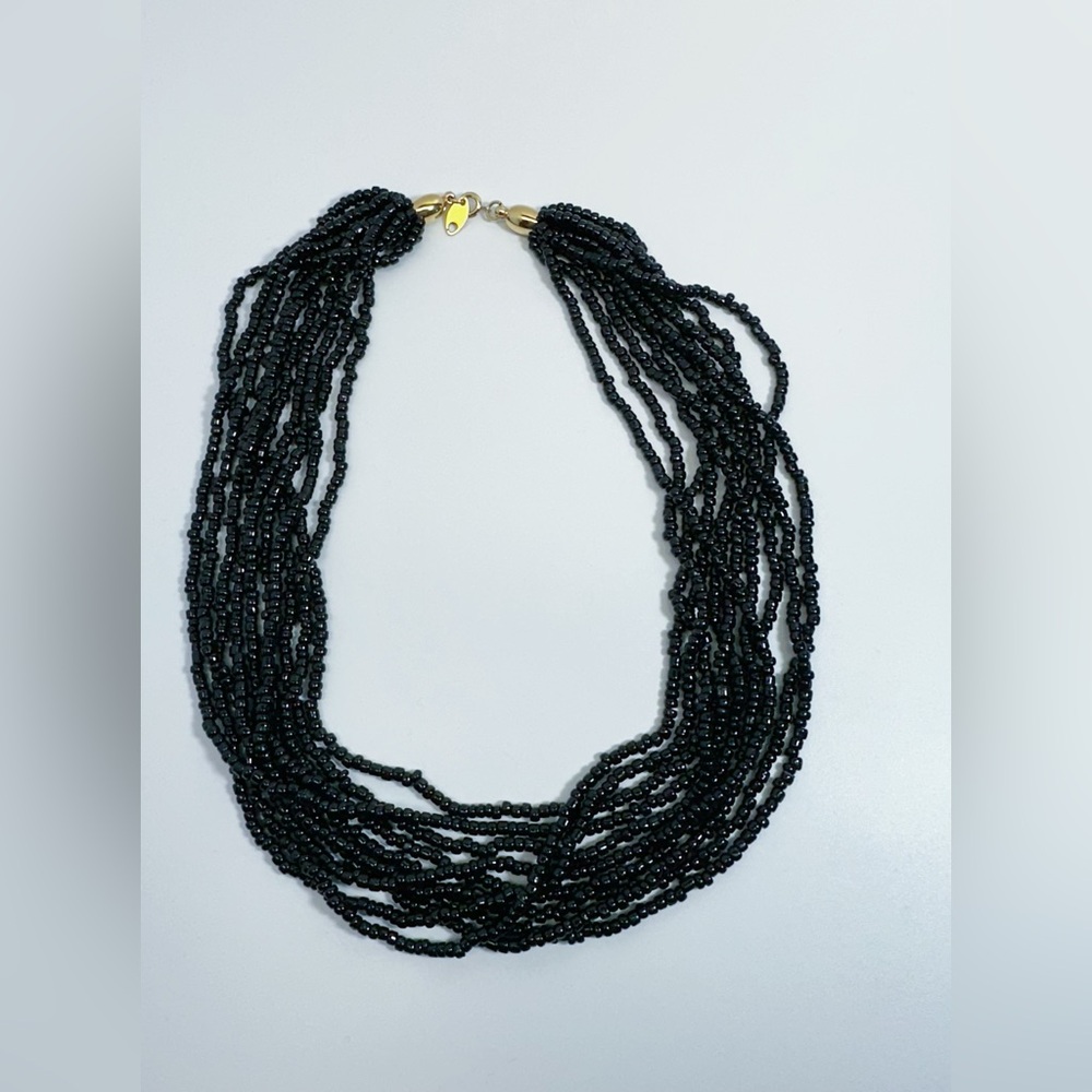 Vintage 1970s Trifari Beaded Necklace
